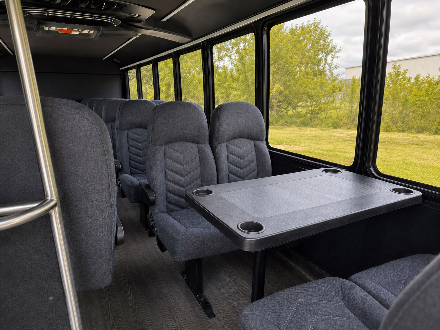 missoula 18 passenger minibus interior