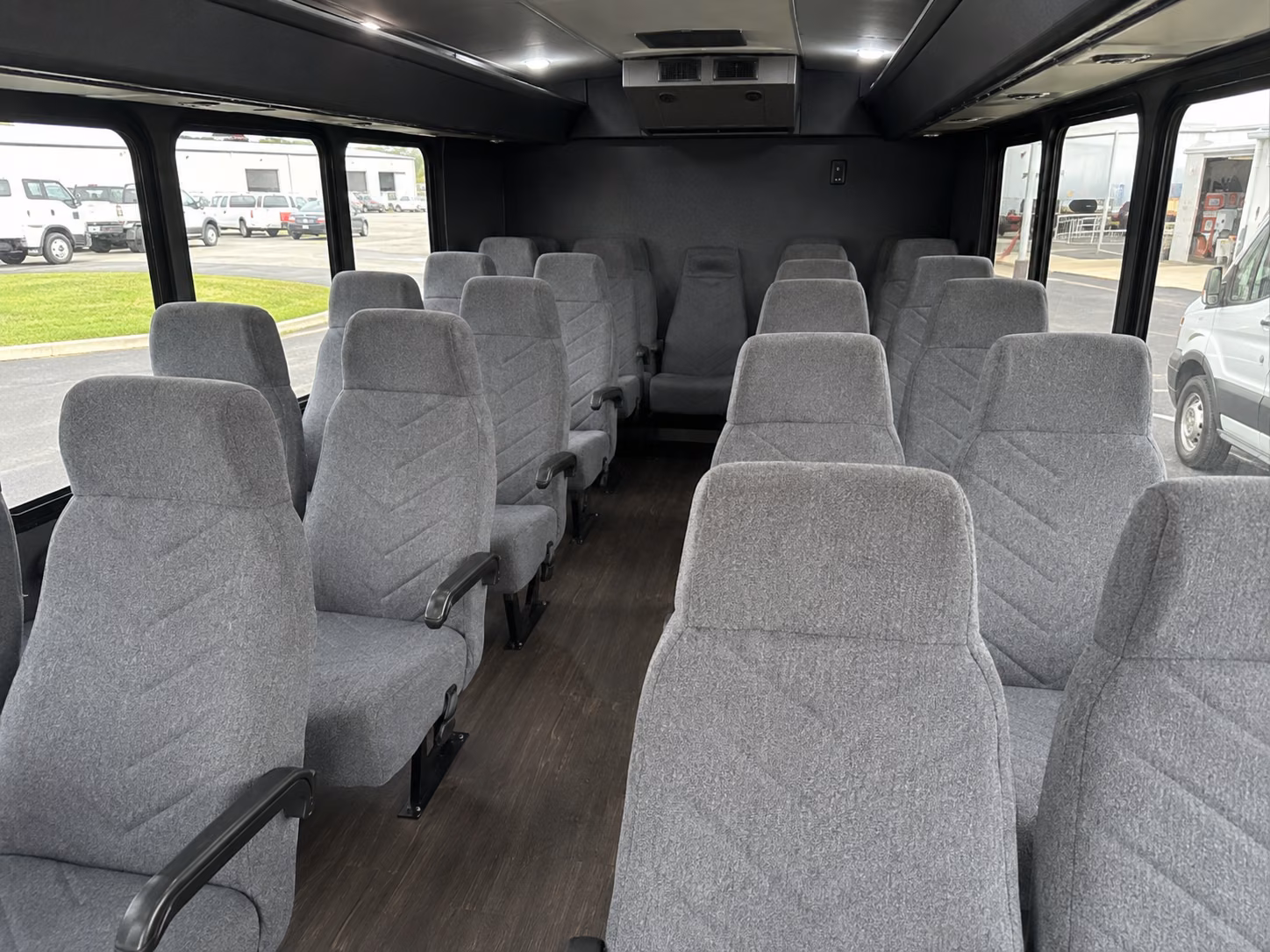 missoula 20 passenger minibus interior
