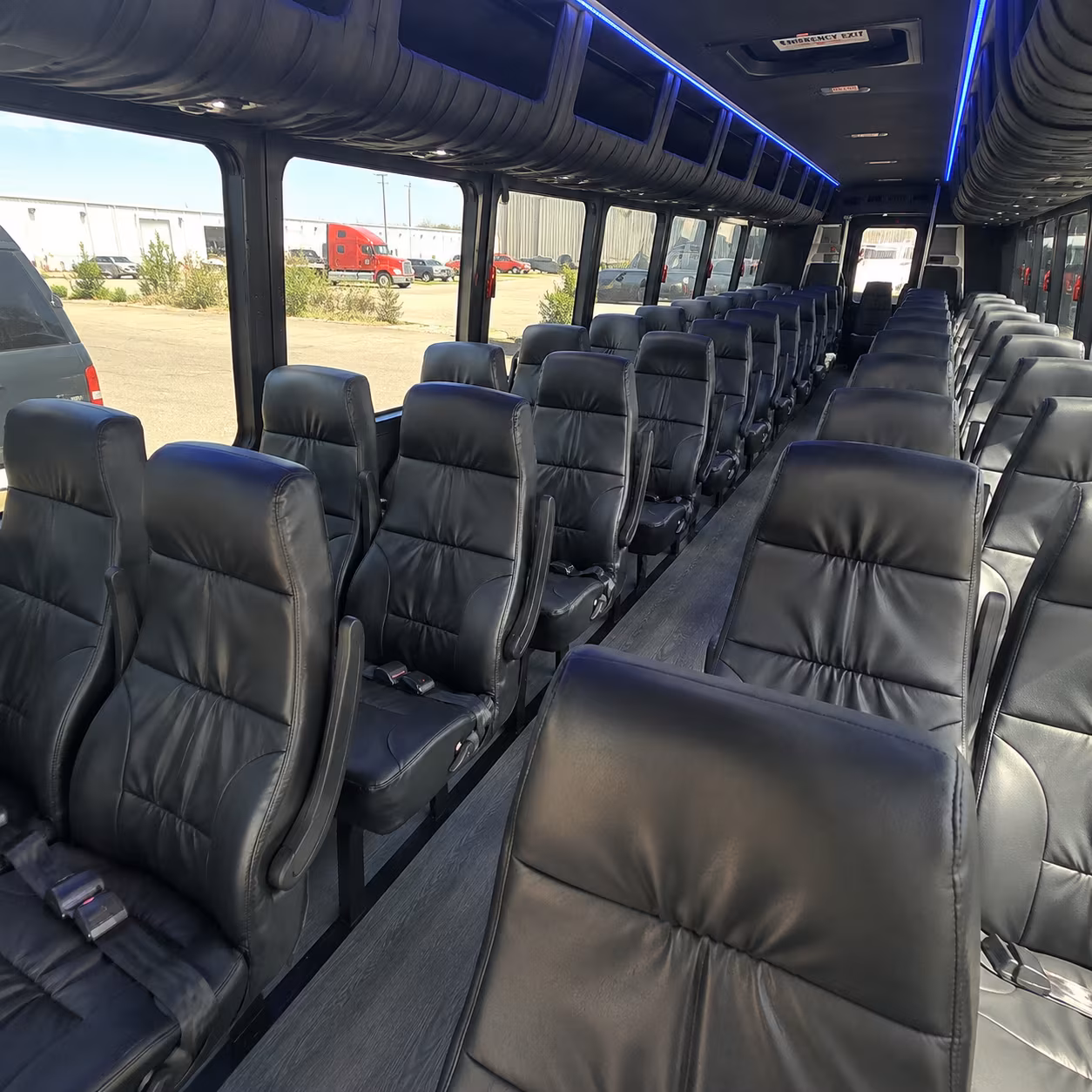 missoula 25 passenger minibus inside