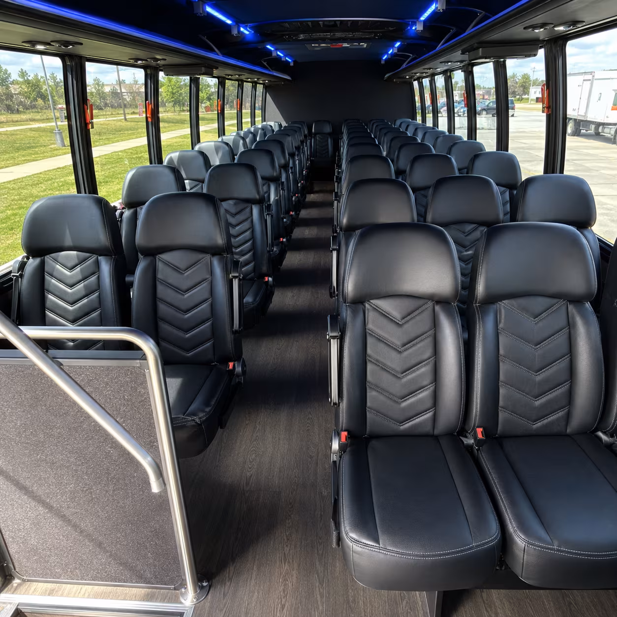 missoula 28 passenger minibus interior