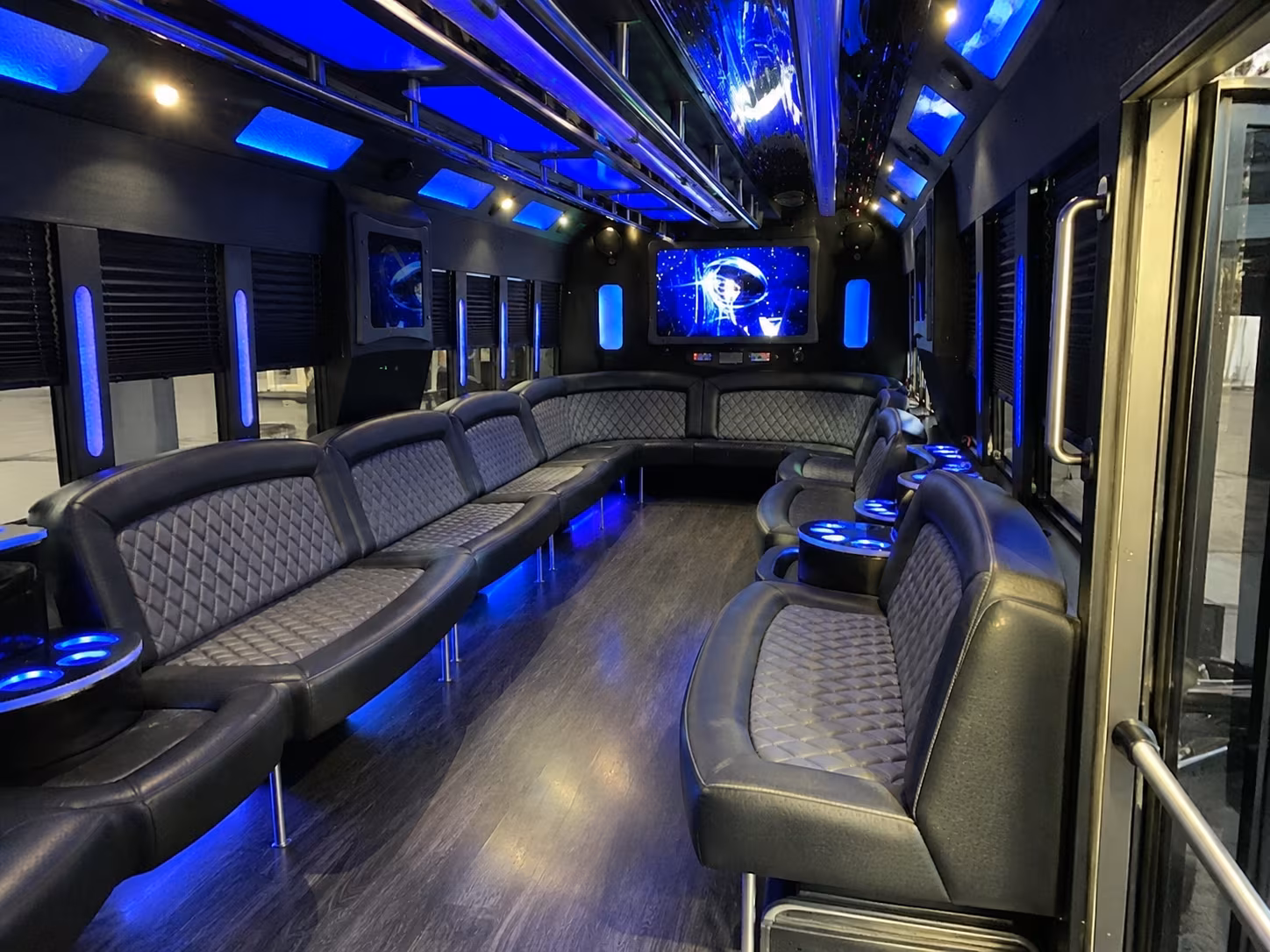 missoula 28 passenger party bus interior