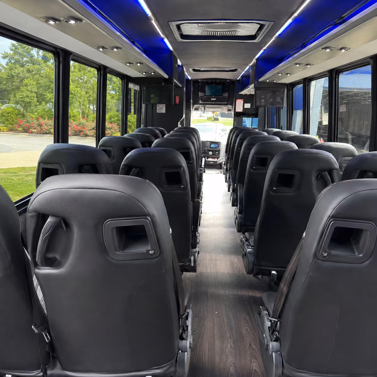 missoula 30 passenger minibus inside