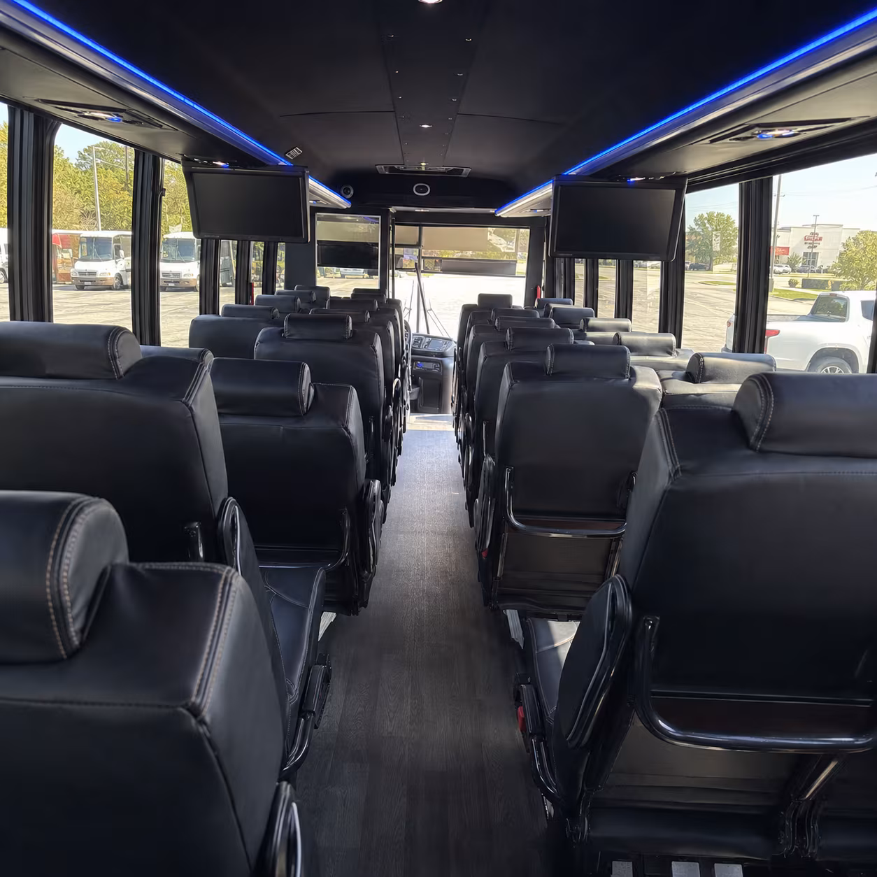 missoula 35 passenger minibus interior