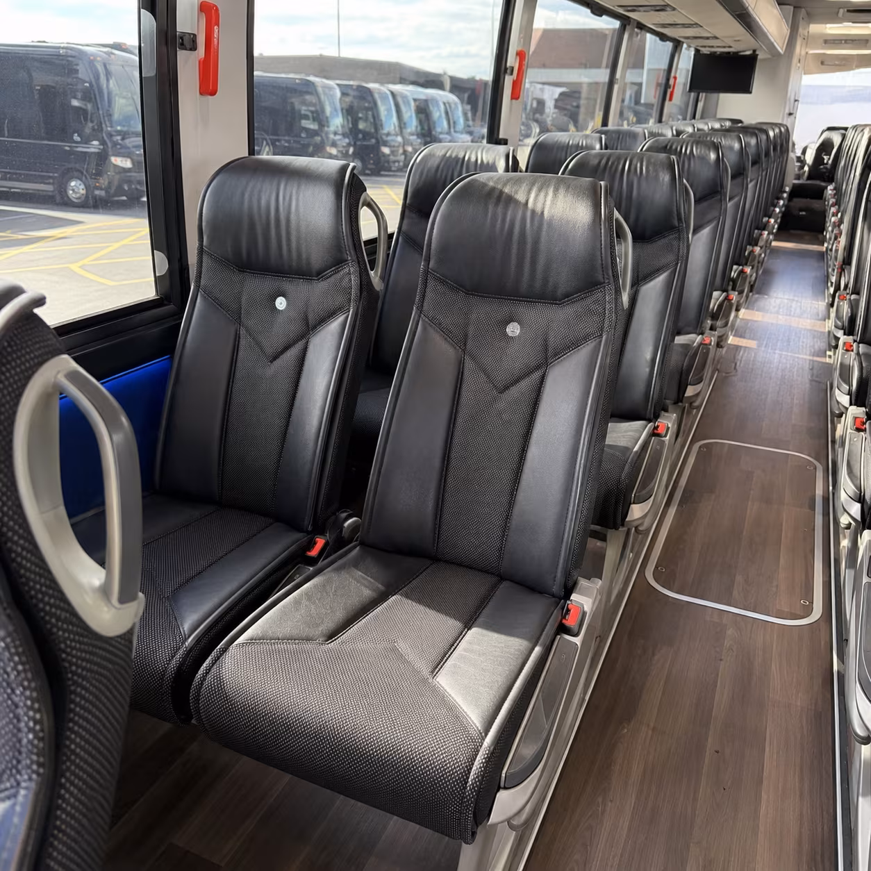 missoula 40 passenger charter bus interior