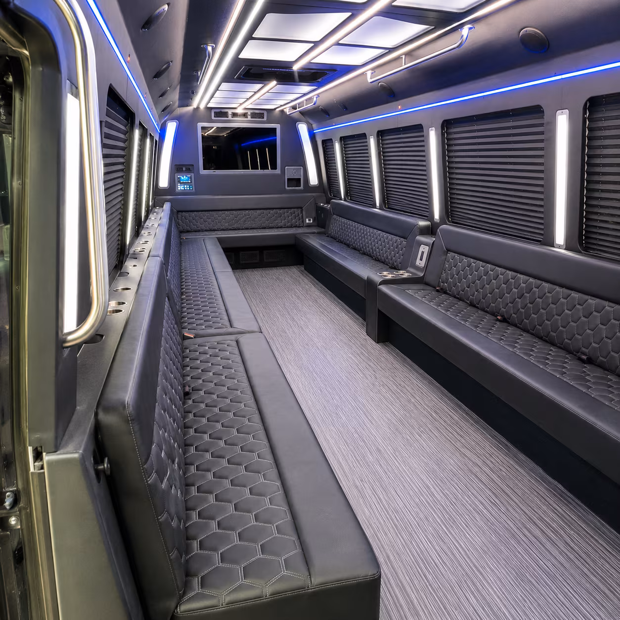 missoula 40 passenger party bus interior