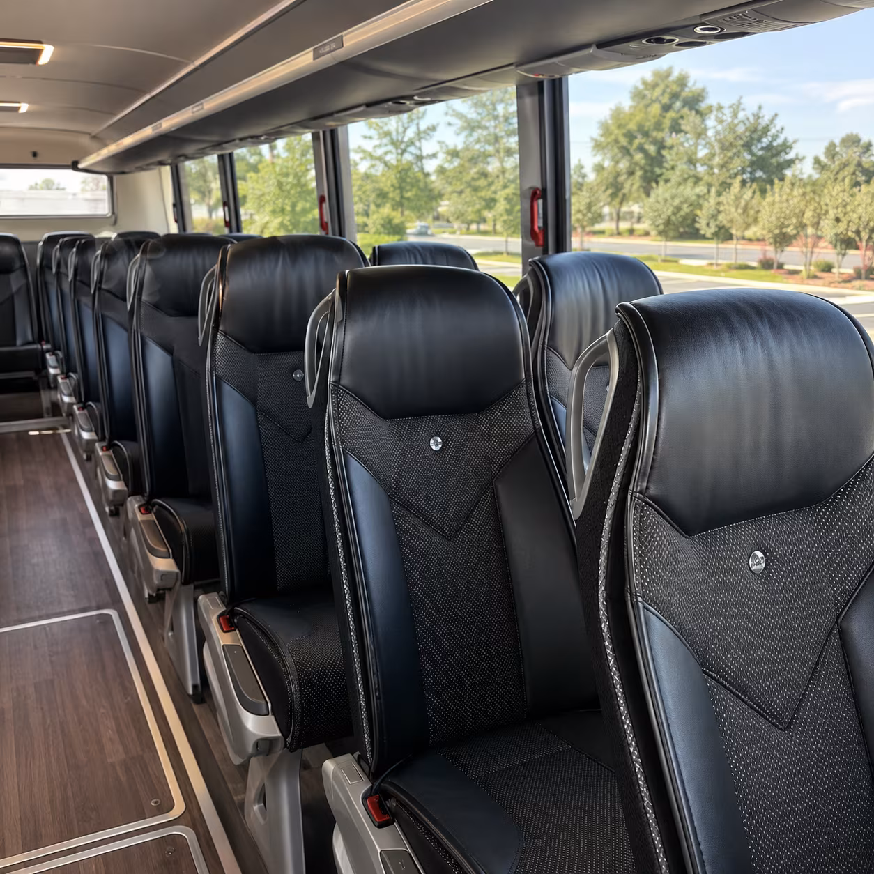 missoula 45 passenger charter bus interior