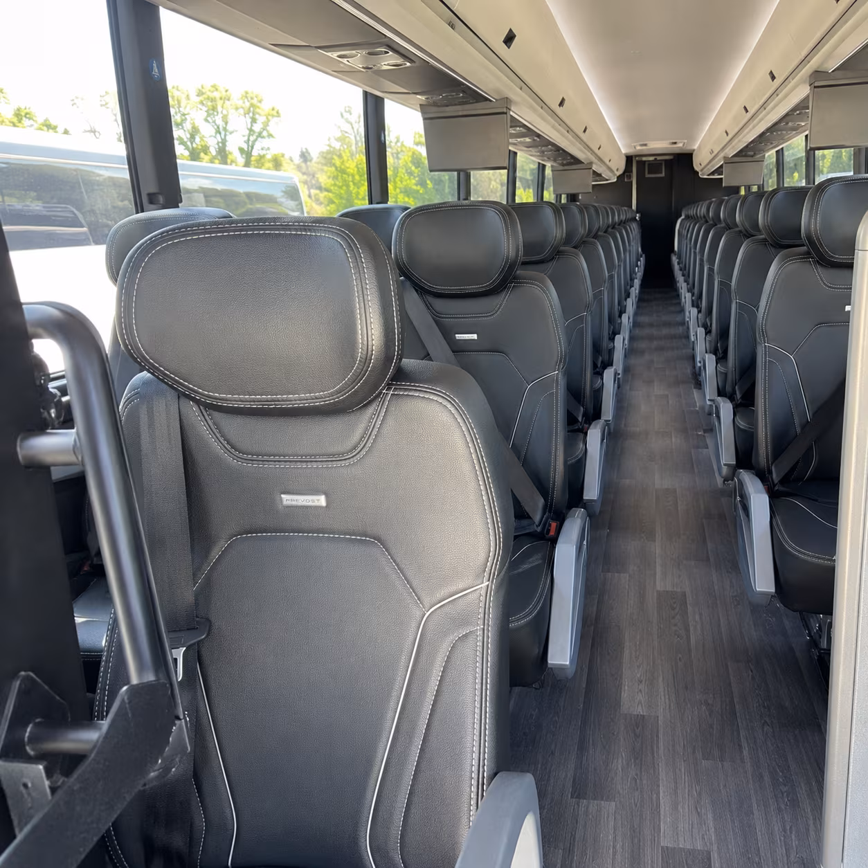 missoula 47 passenger charter bus interior