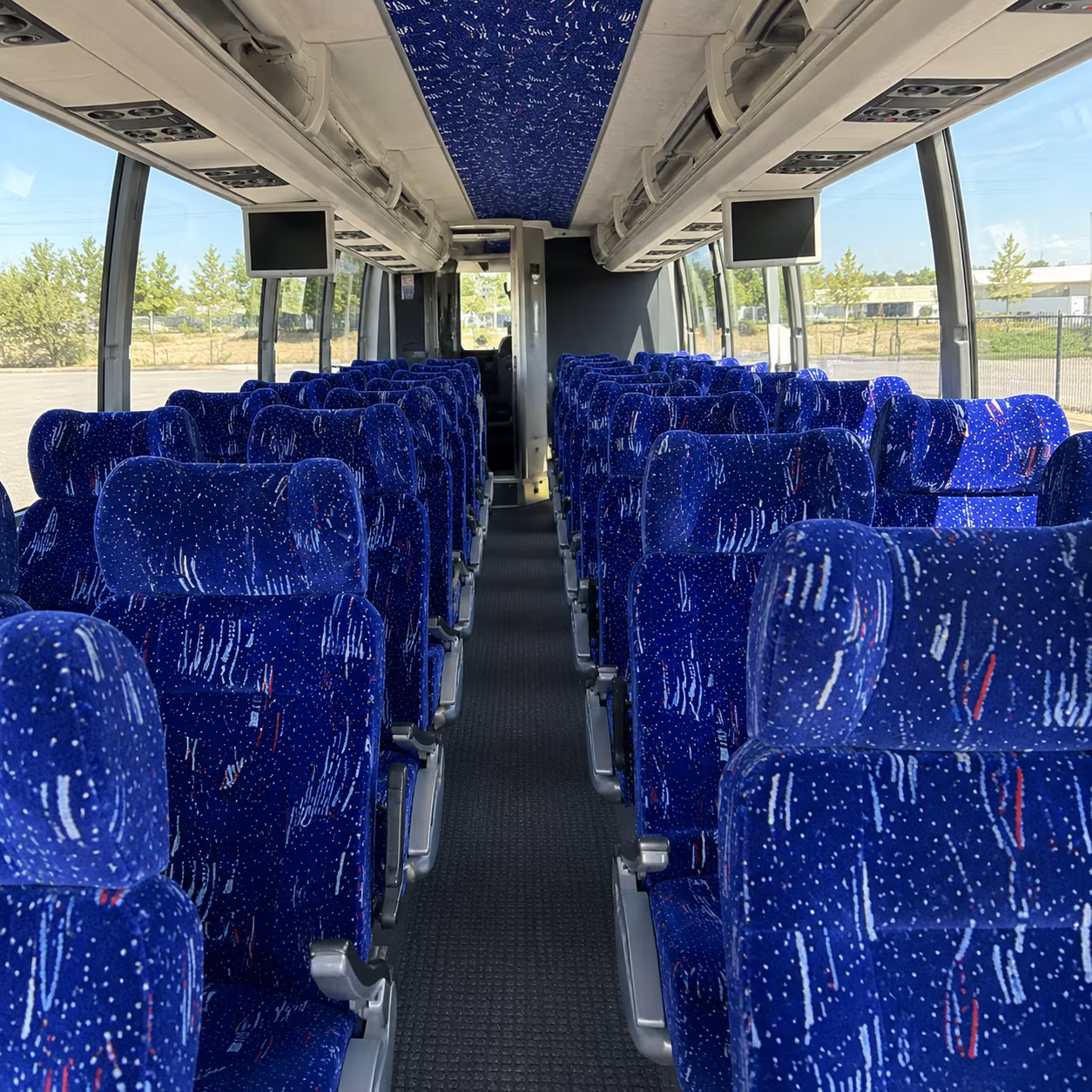 missoula 54 passenger charter bus interior