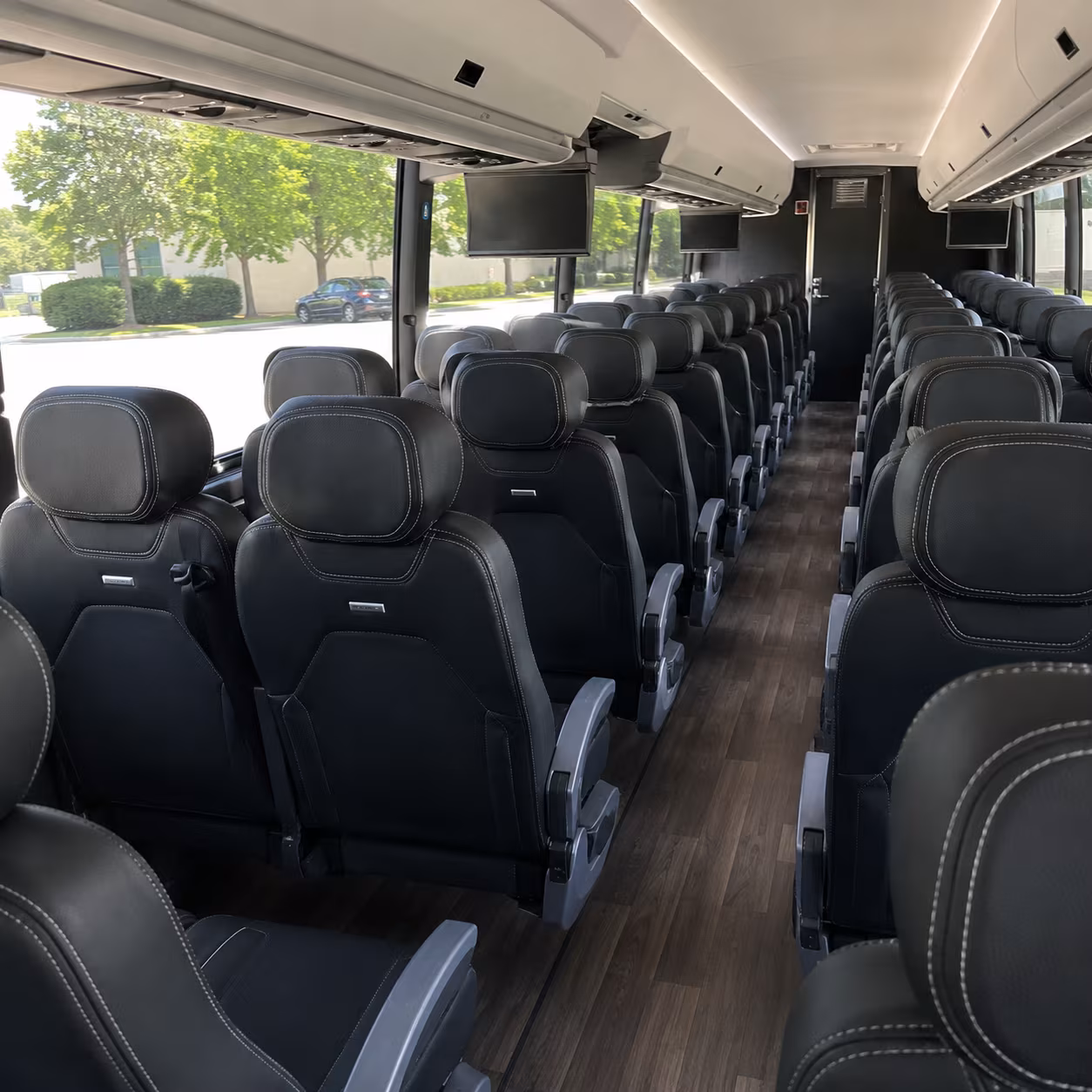 missoula 56 passenger charter bus interior